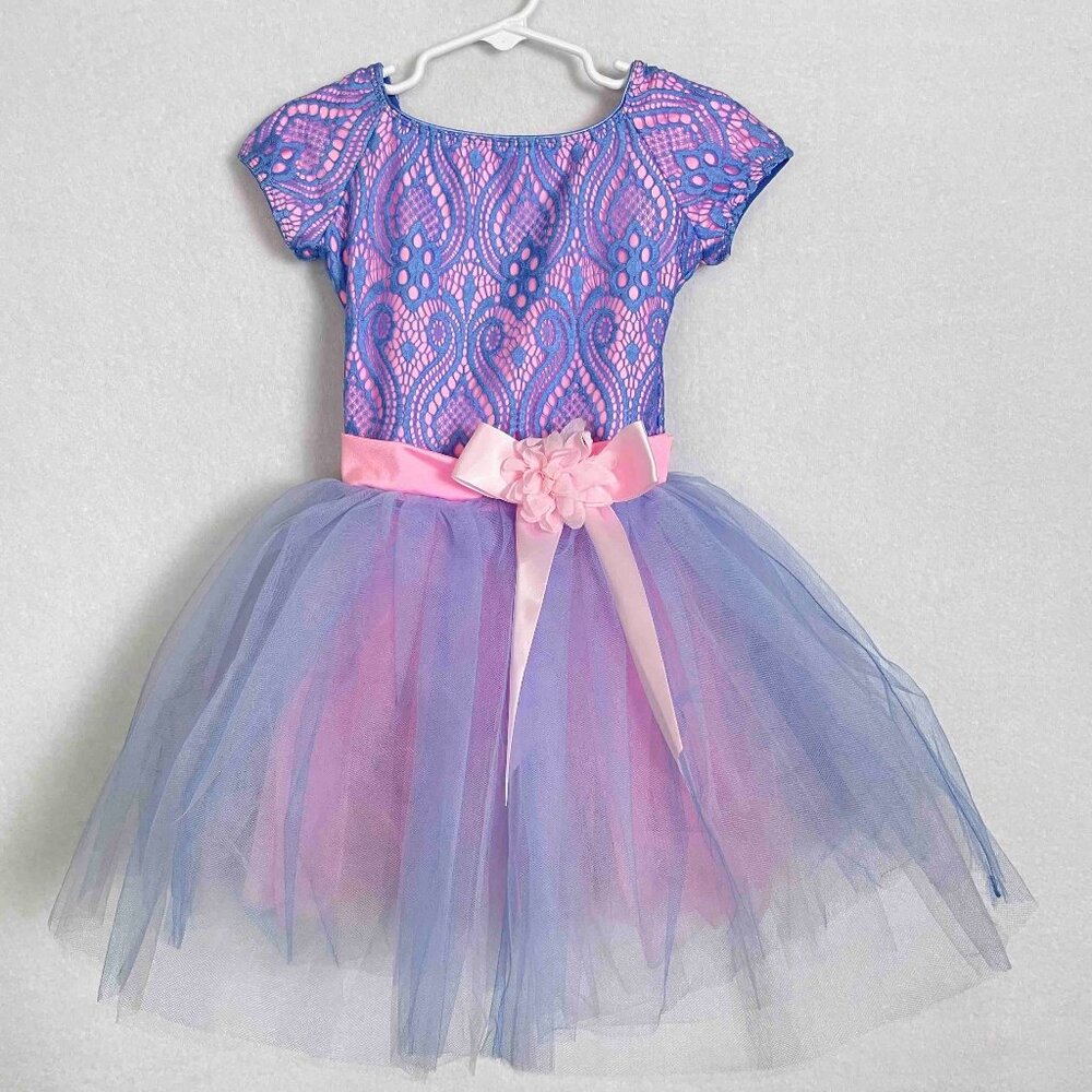 Revolution Blue and Pink Dance Ballet Tutu / Costume Girls Size SC